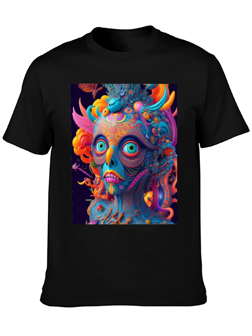 Psychedelic Art T-Shirt - Vivid Graphic Tee
