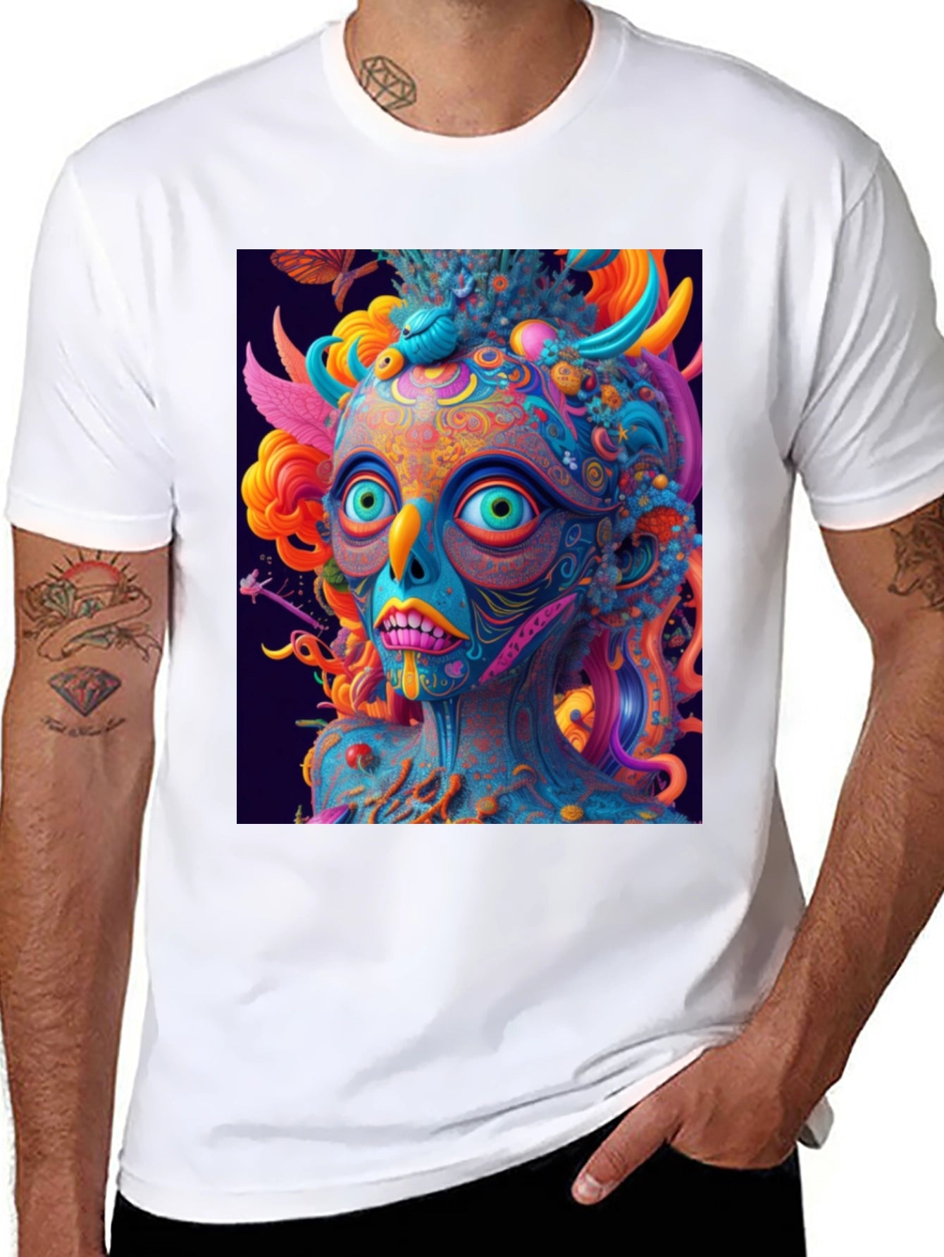 Psychedelic Art T-Shirt - Vivid Graphic Tee