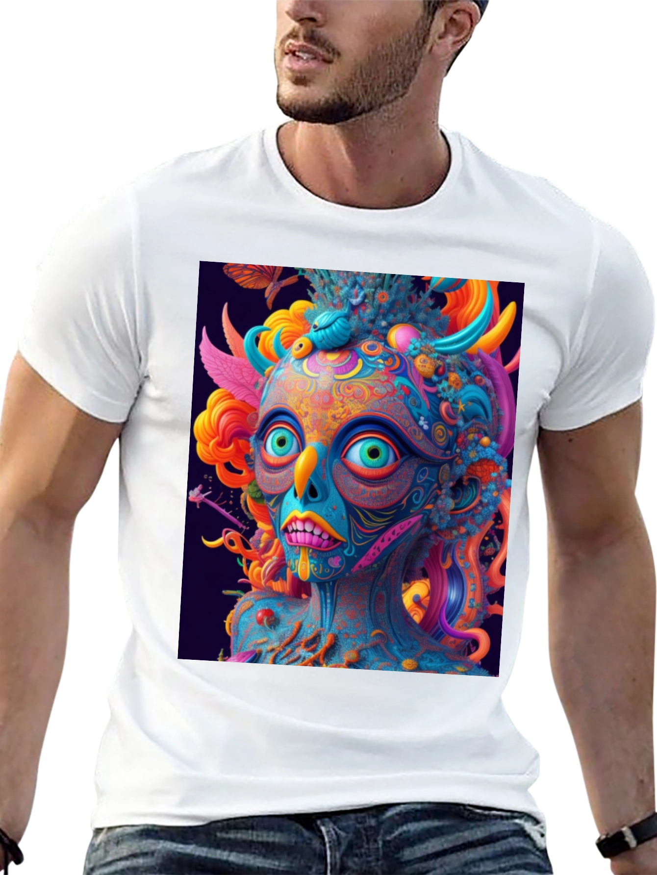 Psychedelic Art T-Shirt - Vivid Graphic Tee
