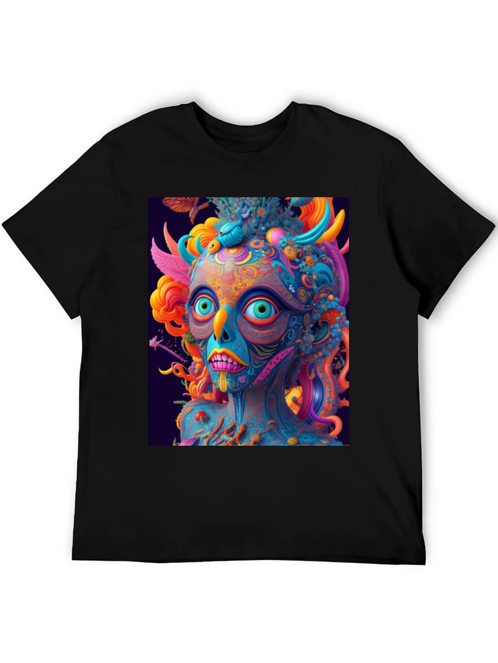 Psychedelic Art T-Shirt - Vivid Graphic Tee