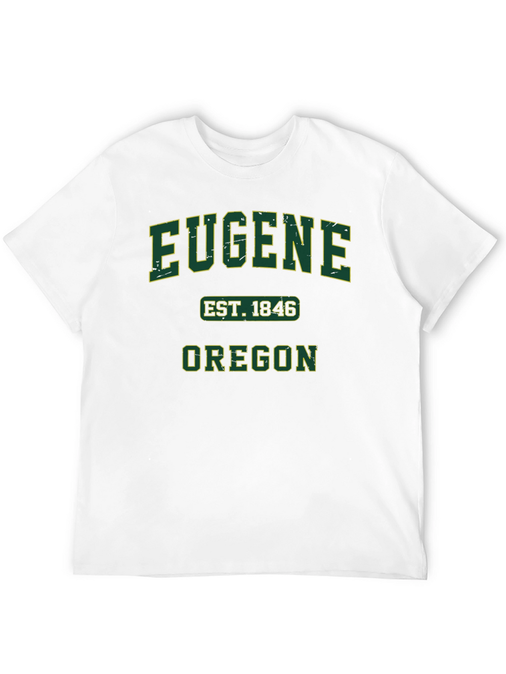 Eugene Oregon EST. 1846 Black T-Shirt