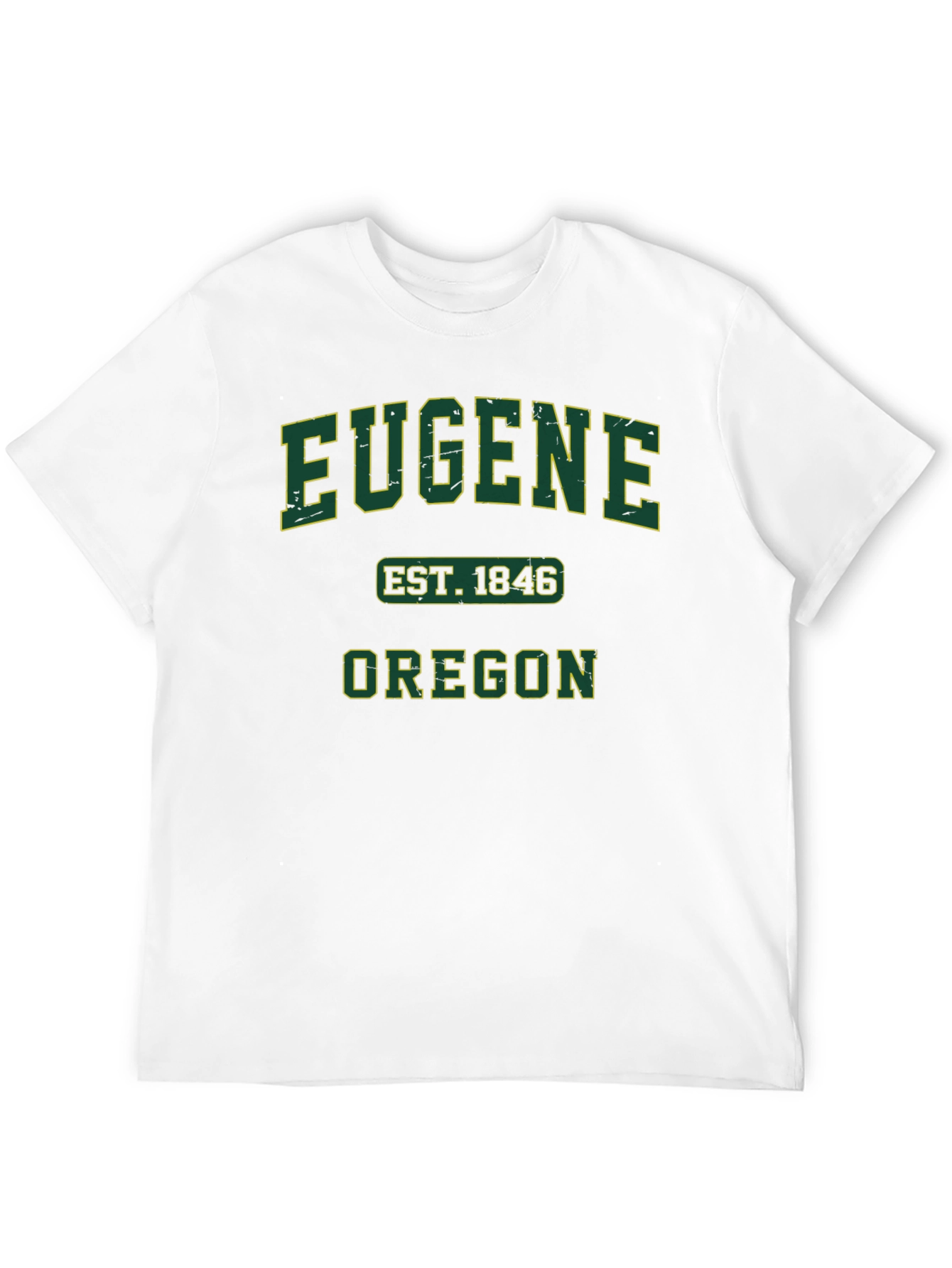 Eugene Oregon EST. 1846 Black T-Shirt