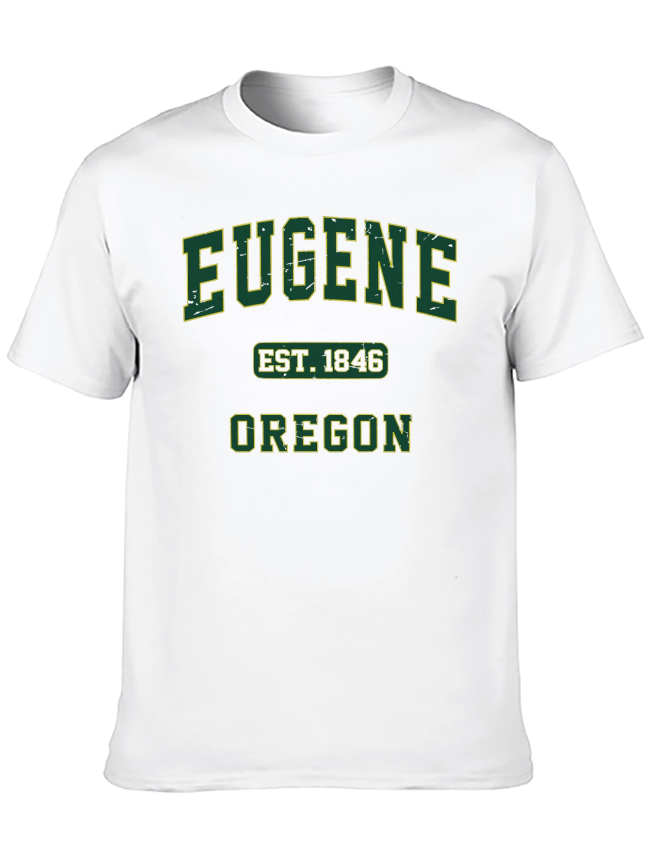 Eugene Oregon EST. 1846 Black T-Shirt
