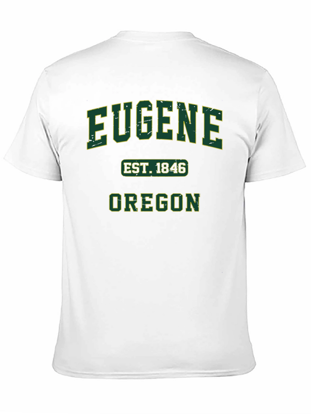 Eugene Oregon EST. 1846 Black T-Shirt