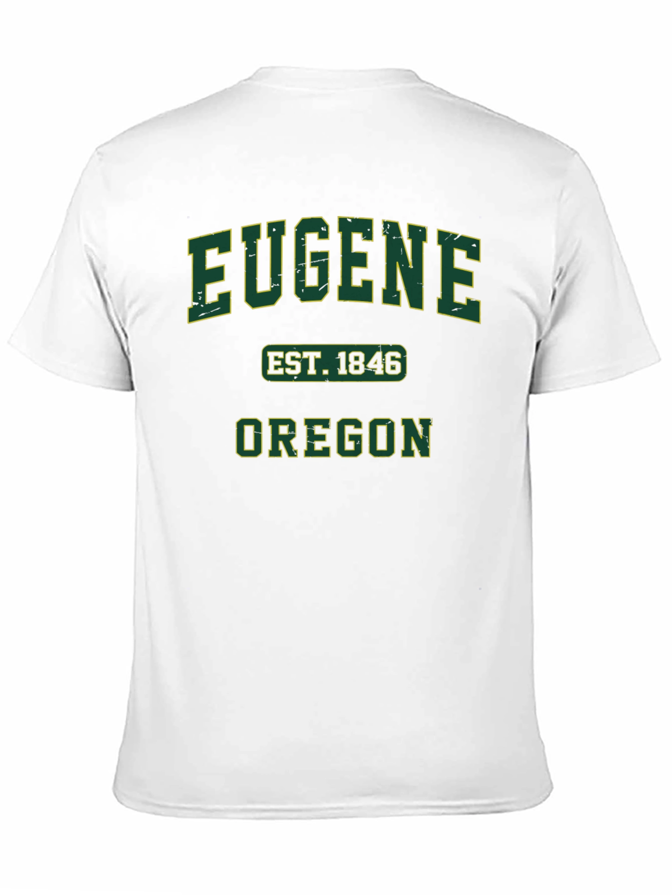 Eugene Oregon EST. 1846 Black T-Shirt