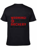 Archery Warning Graphic Tee