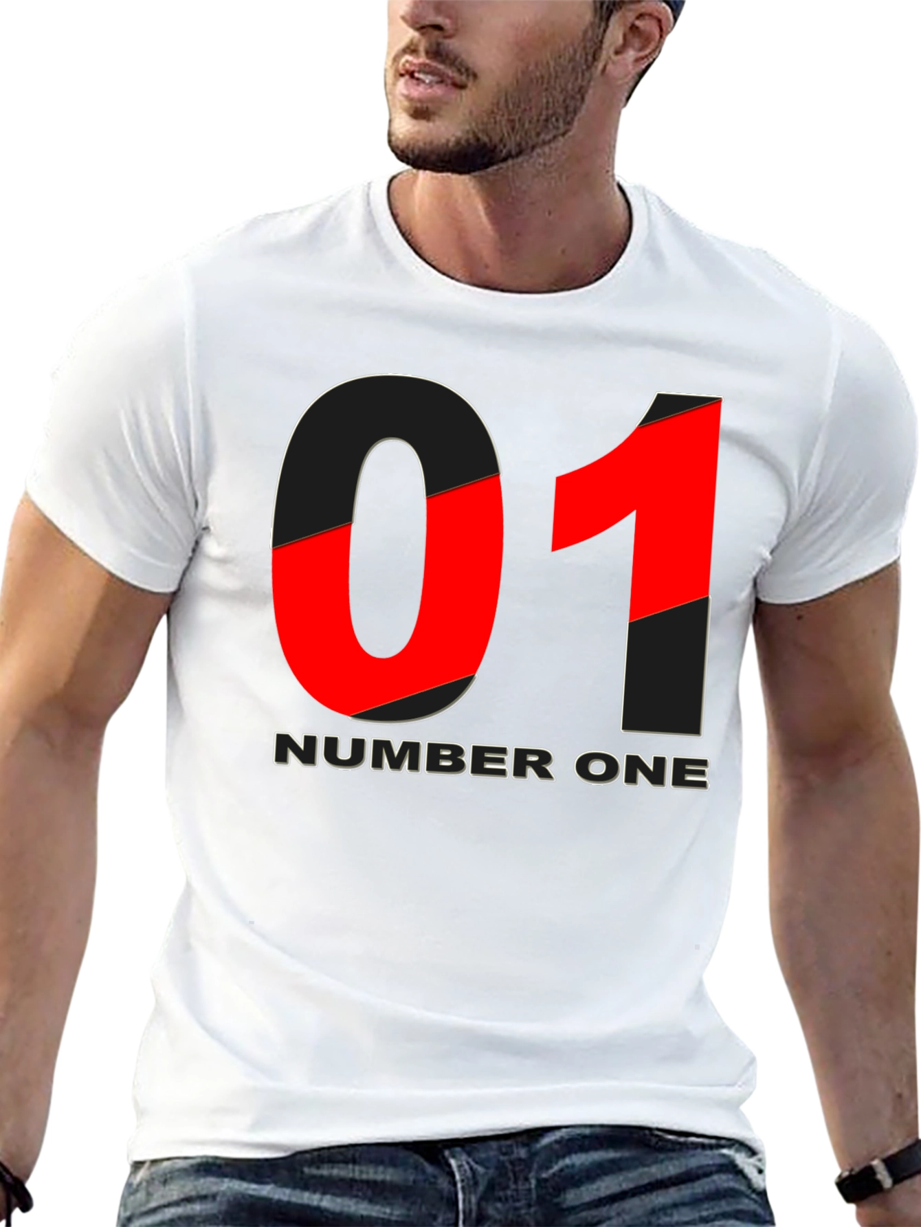 Number One Graphic T-Shirt - Black