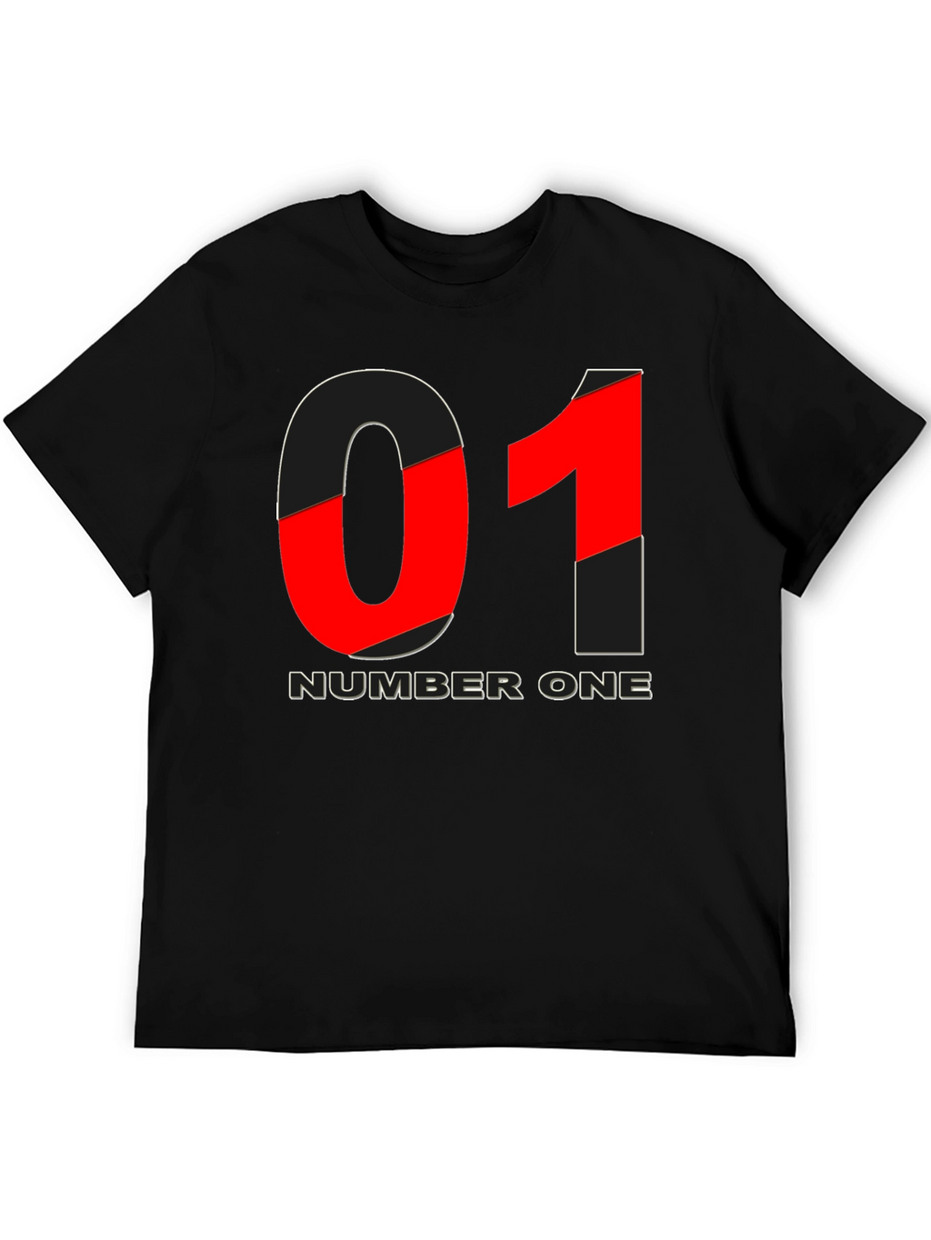 Number One Graphic T-Shirt - Black
