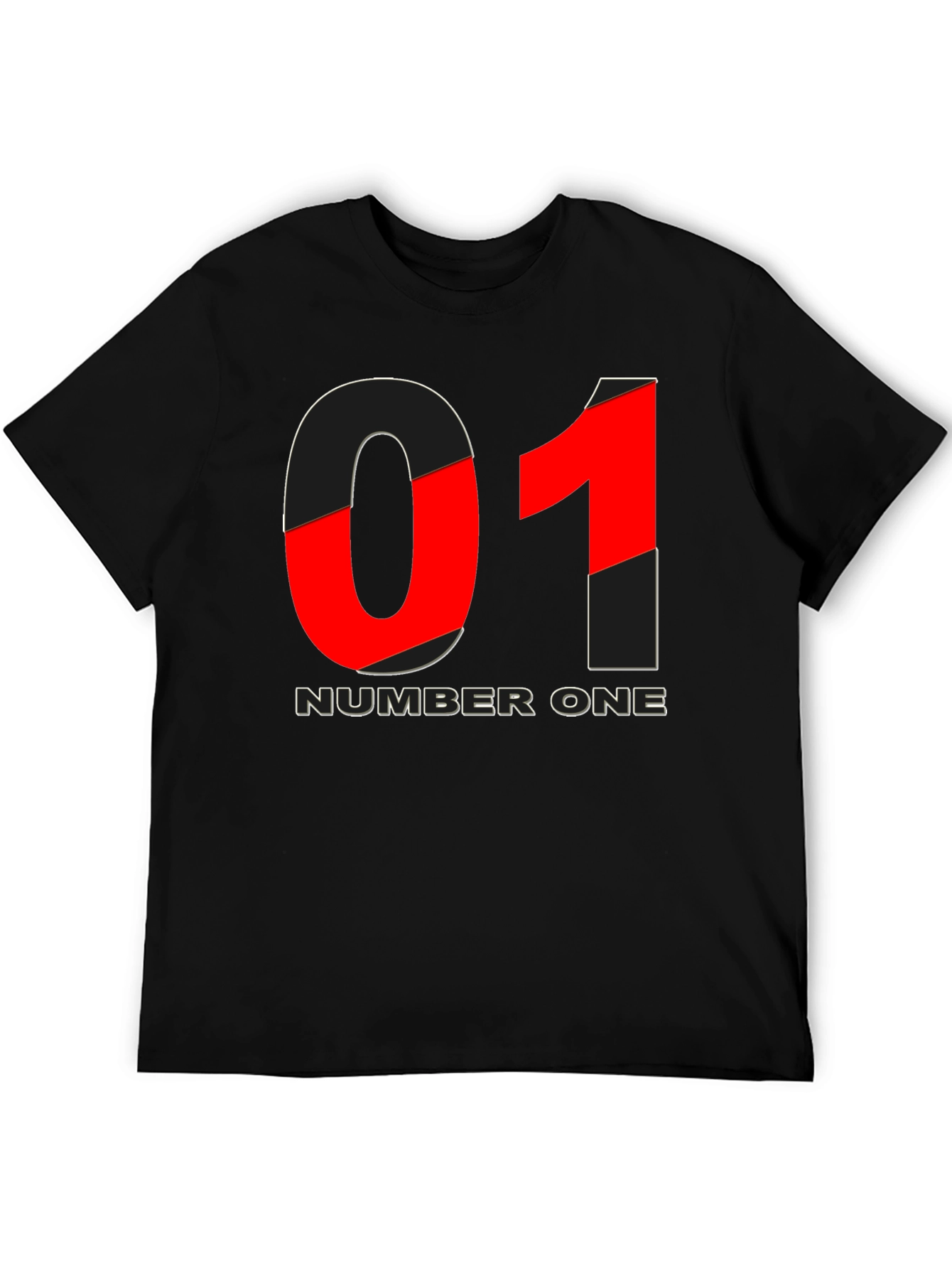 Number One Graphic T-Shirt - Black