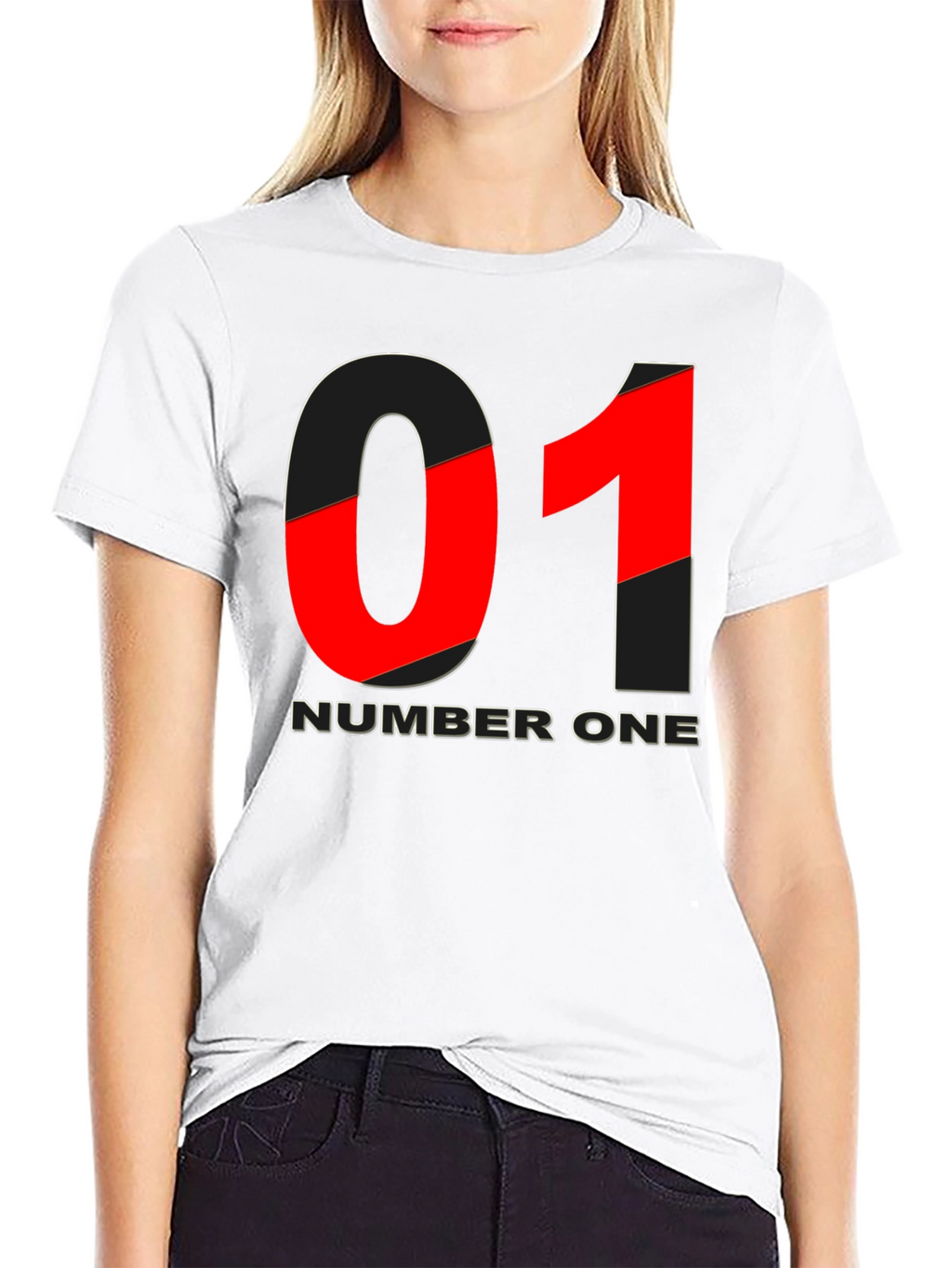 Number One Graphic T-Shirt - Black