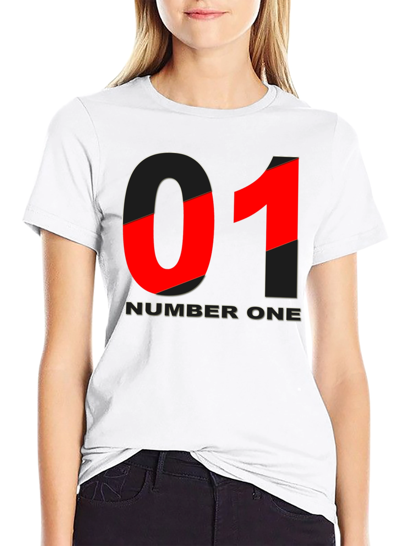 Number One Graphic T-Shirt - Black