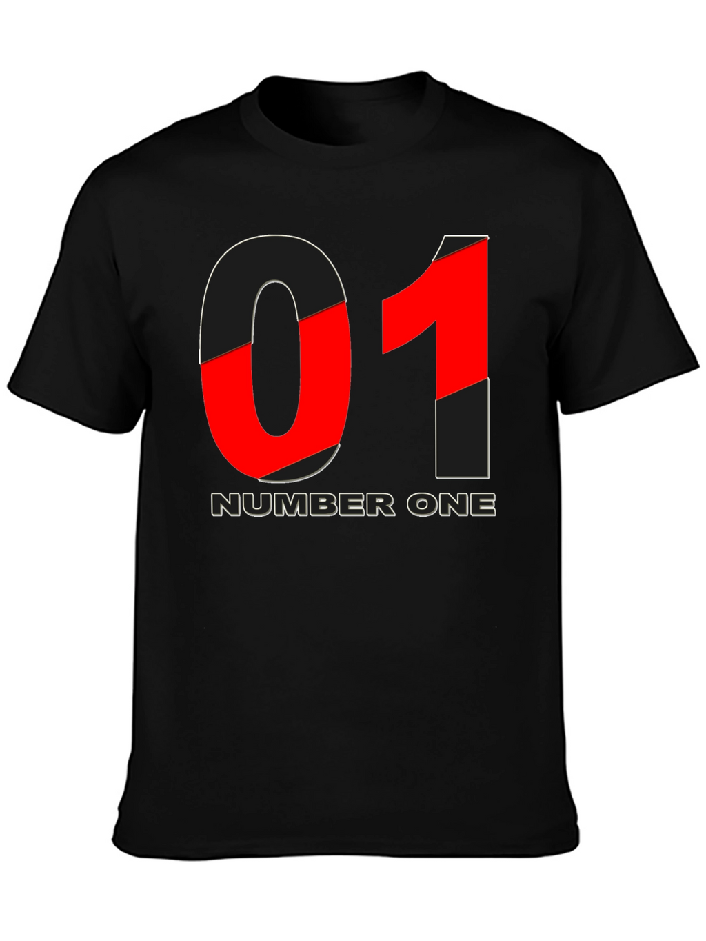 Number One Graphic T-Shirt - Black