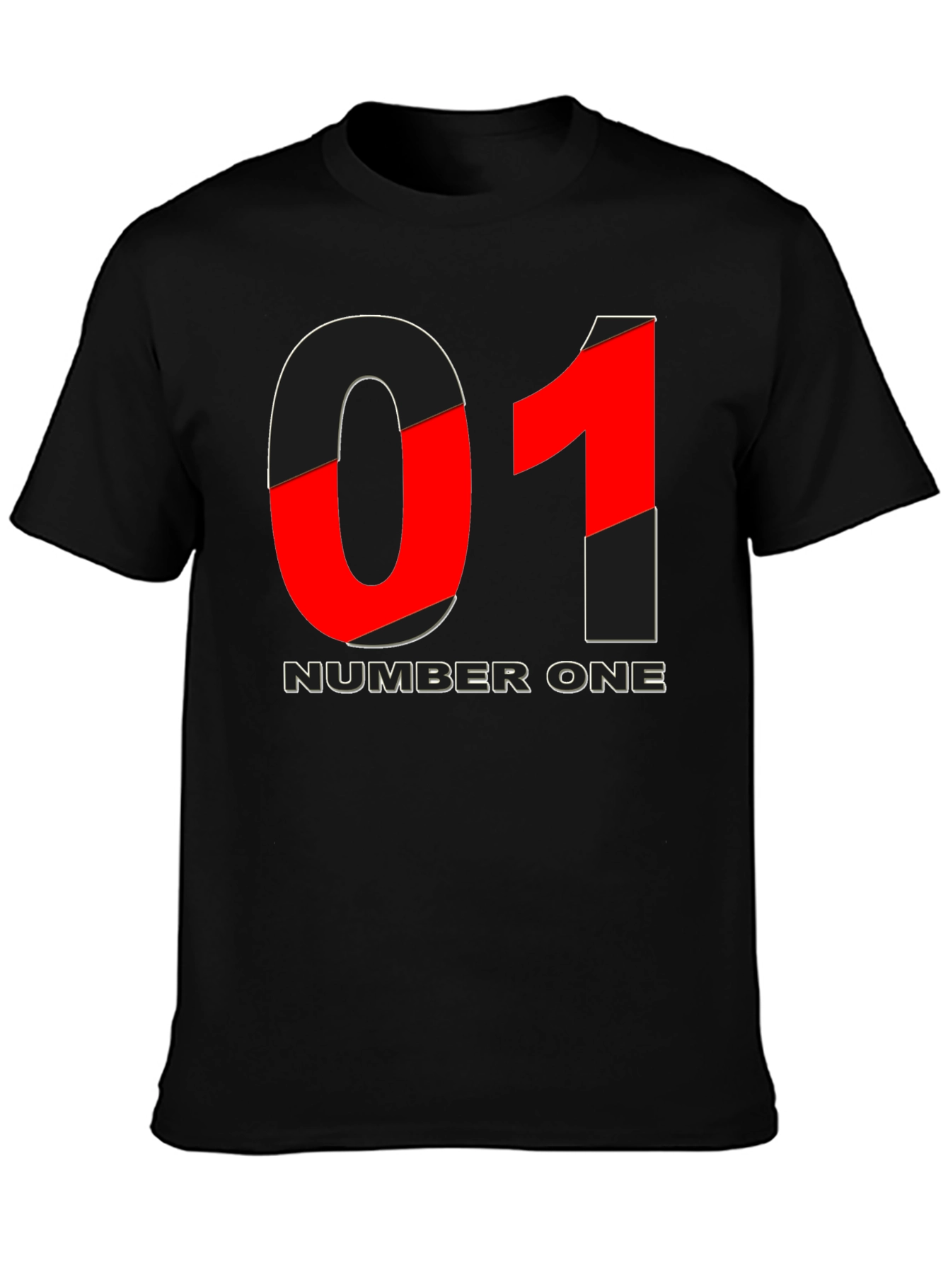 Number One Graphic T-Shirt - Black