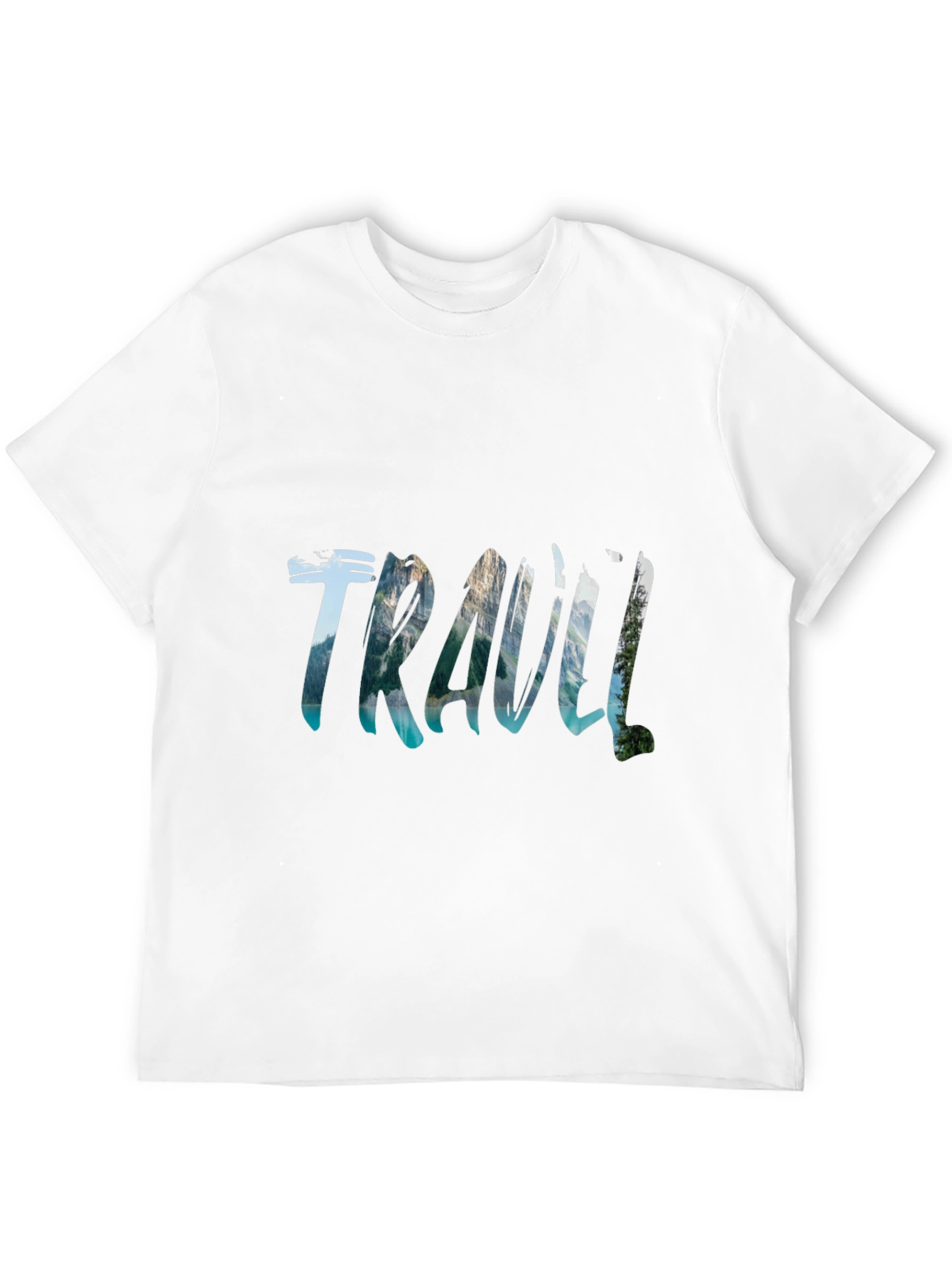 Travel Adventure Black Graphic T-Shirt