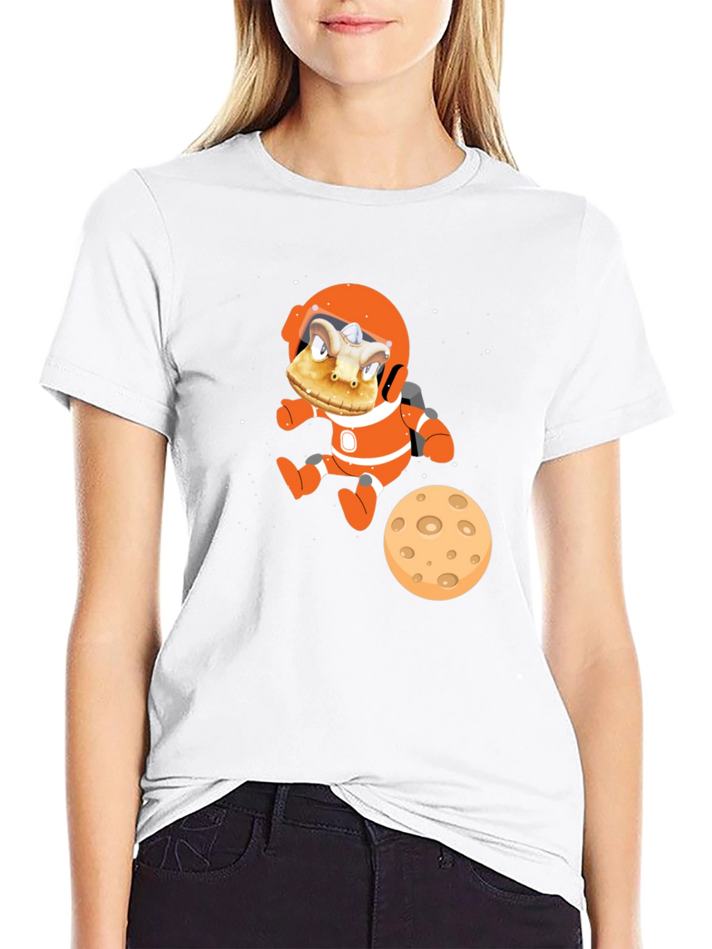 Astronaut Alien Graphic T-Shirt
