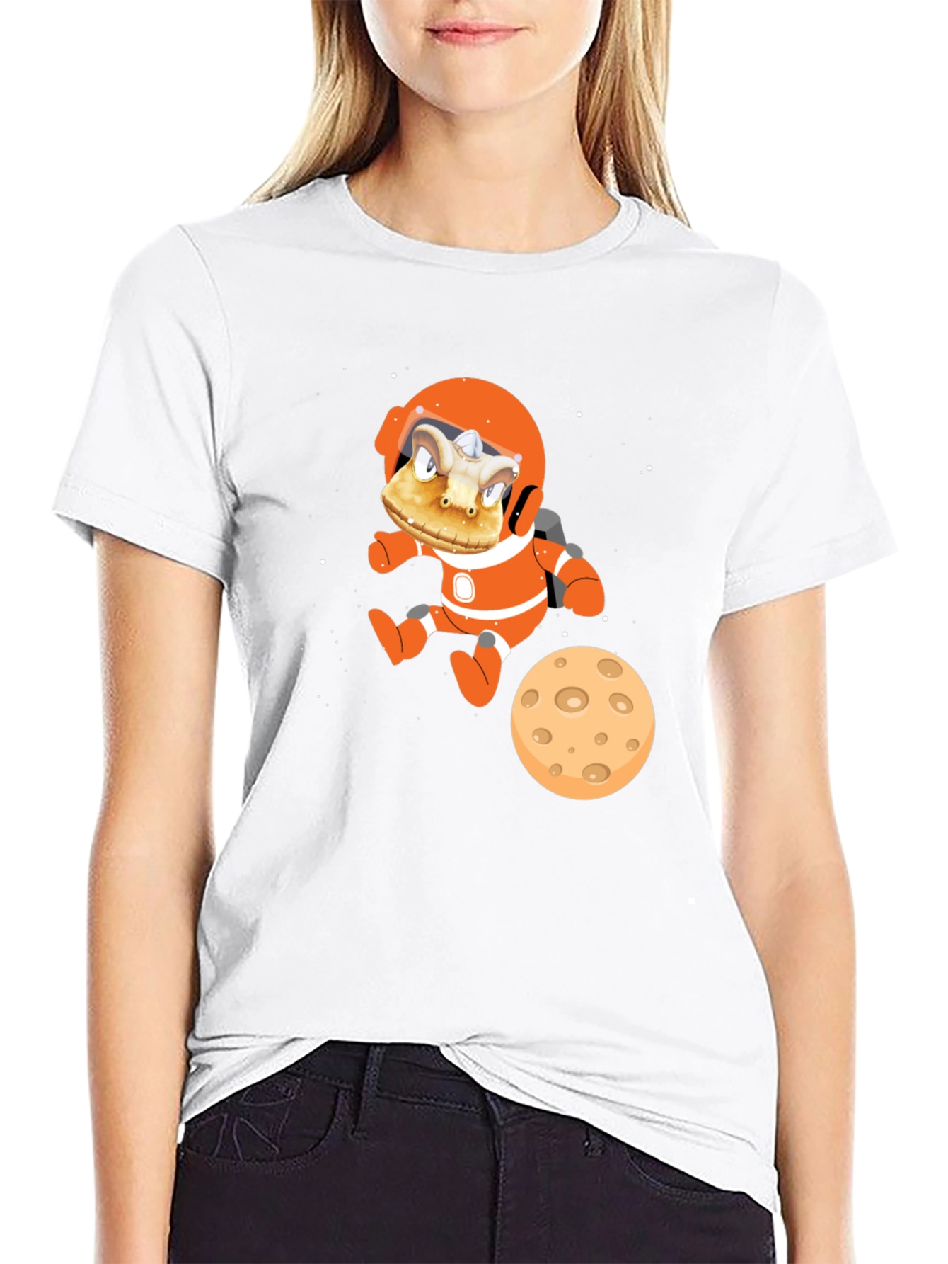 Astronaut Alien Graphic T-Shirt