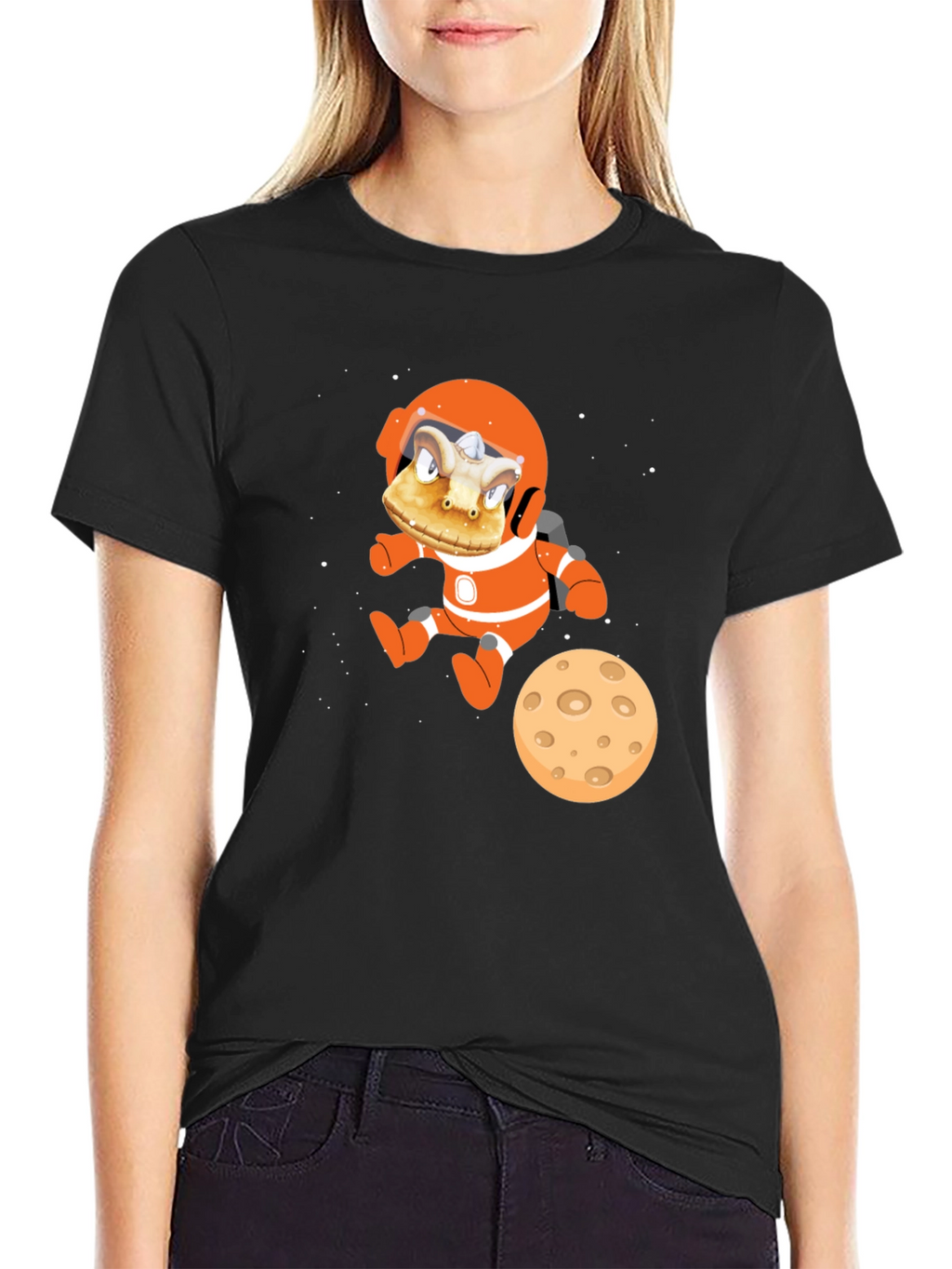 Astronaut Alien Graphic T-Shirt