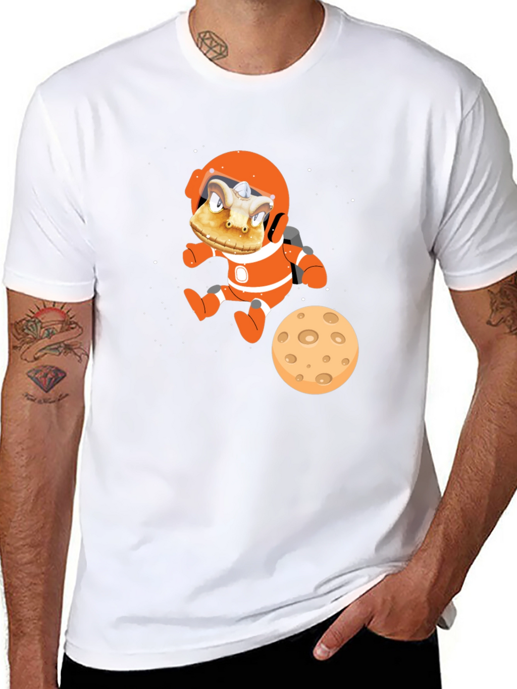 Astronaut Alien Graphic T-Shirt