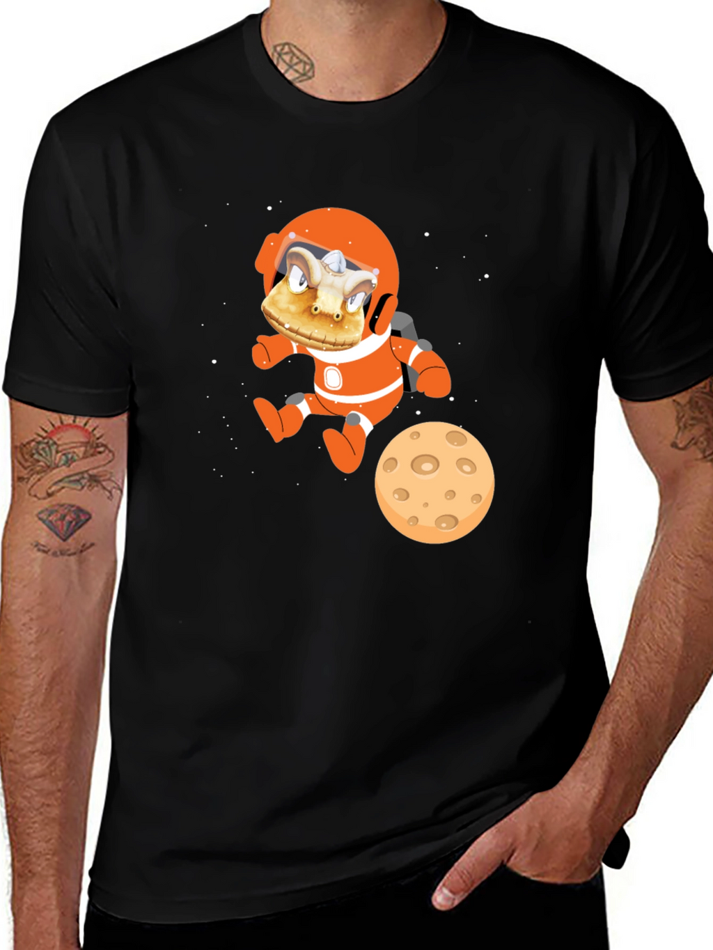 Astronaut Alien Graphic T-Shirt