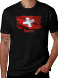 Swiss Flag Graphic T-Shirt