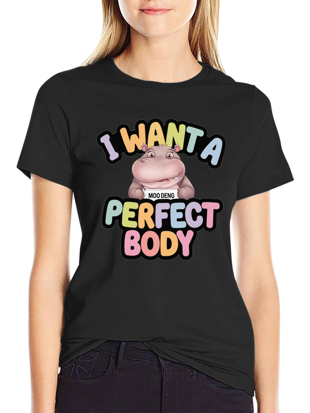 Hippo Perfect Body Graphic Tee