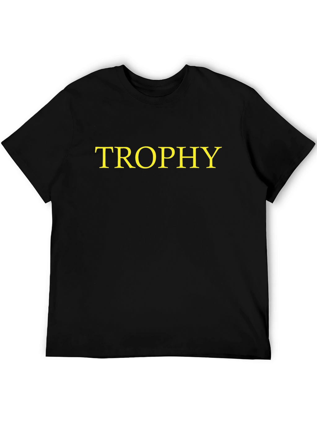 Trophy Graphic Tee - Black Cotton T-Shirt