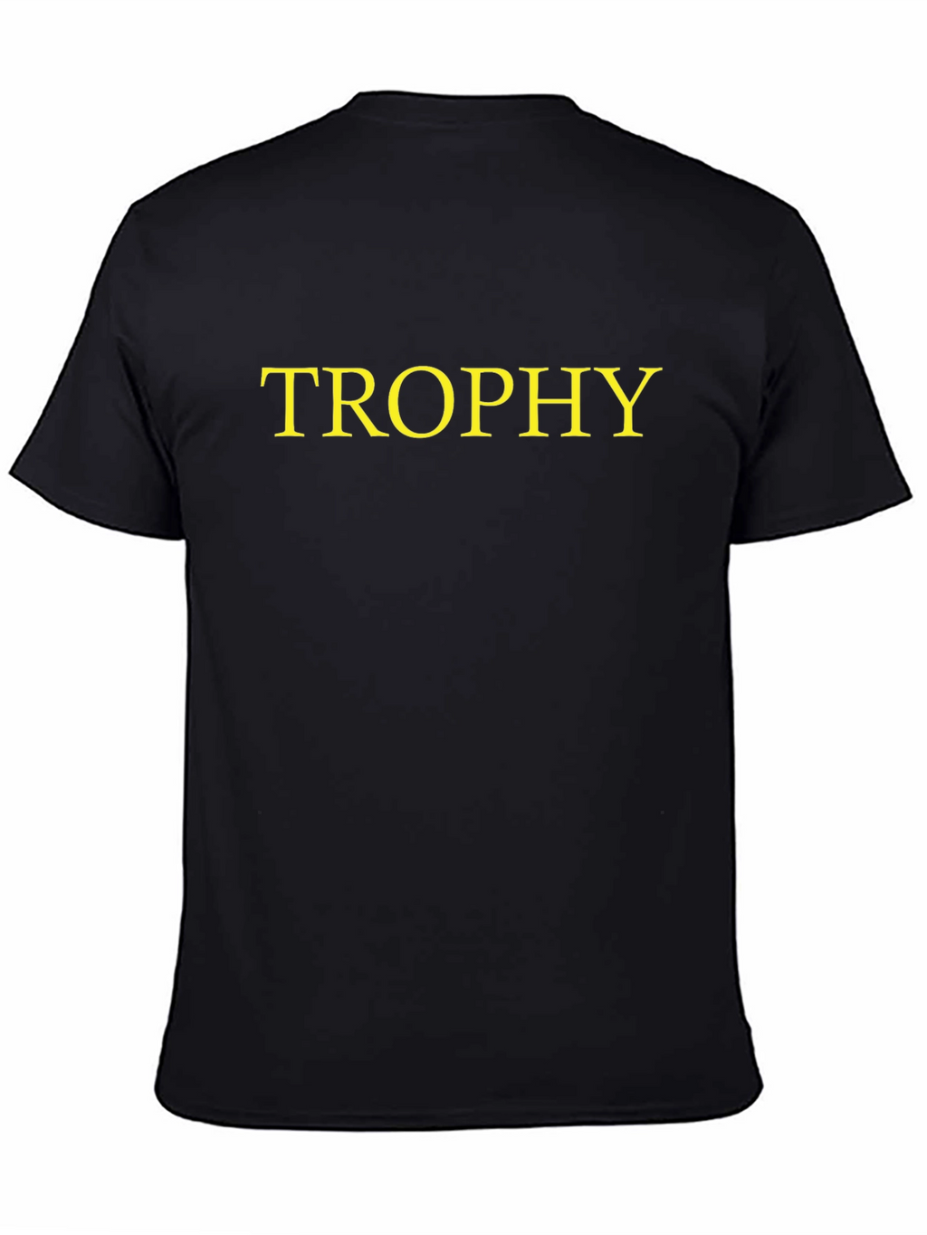 Trophy Graphic Tee - Black Cotton T-Shirt