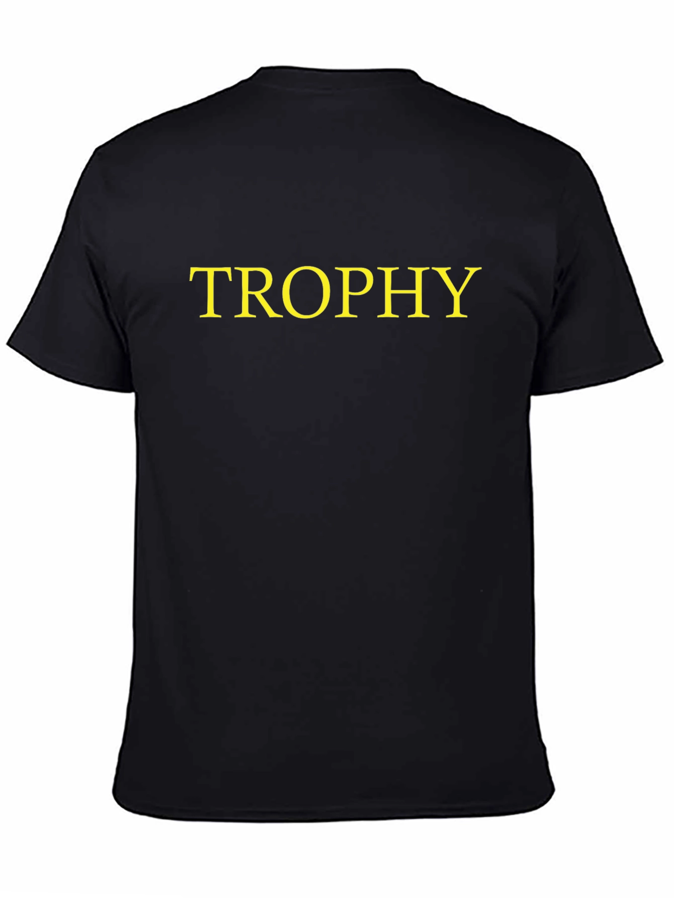 Trophy Graphic Tee - Black Cotton T-Shirt