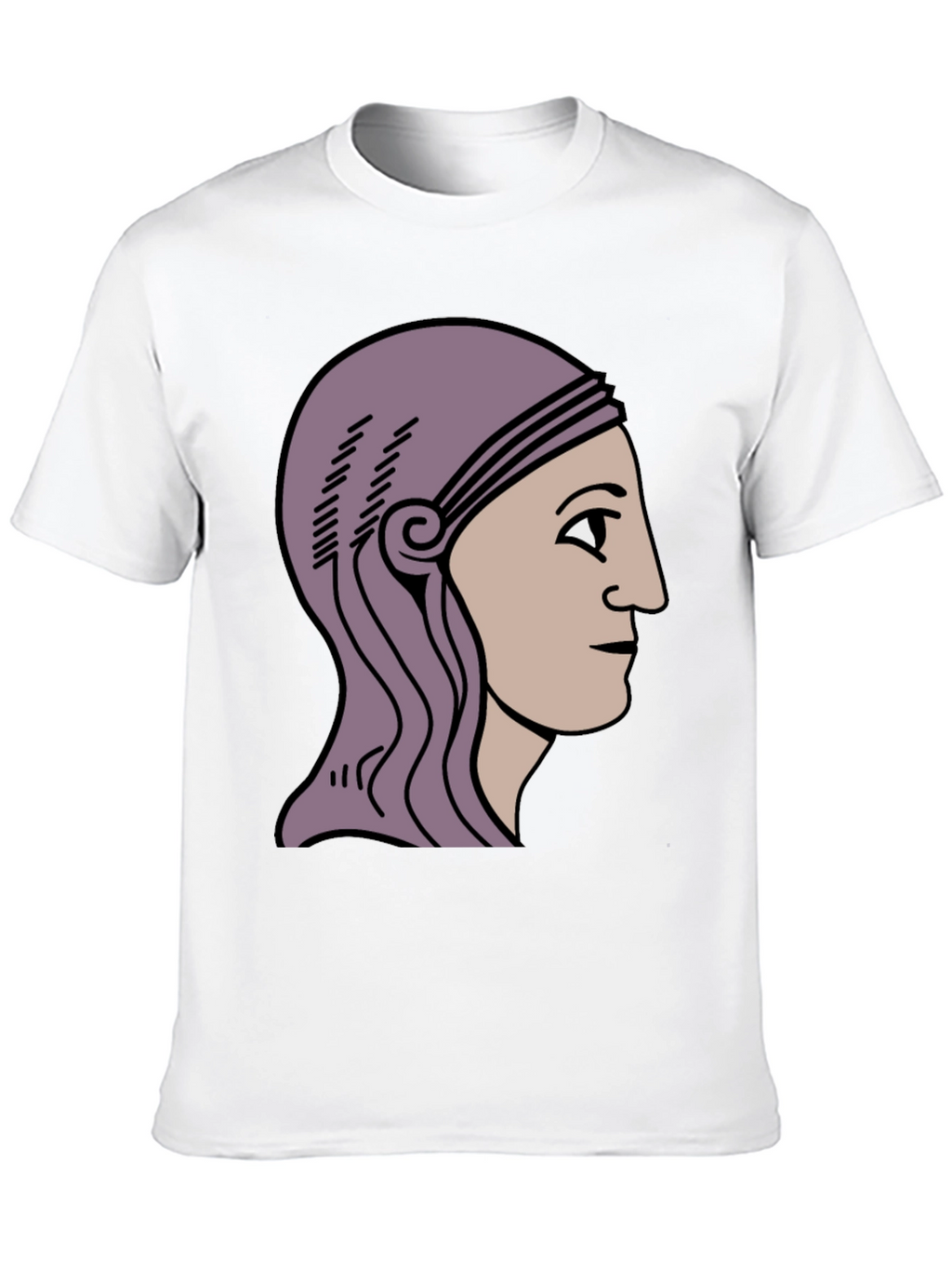 Ancient Roman Head T-Shirt - Black