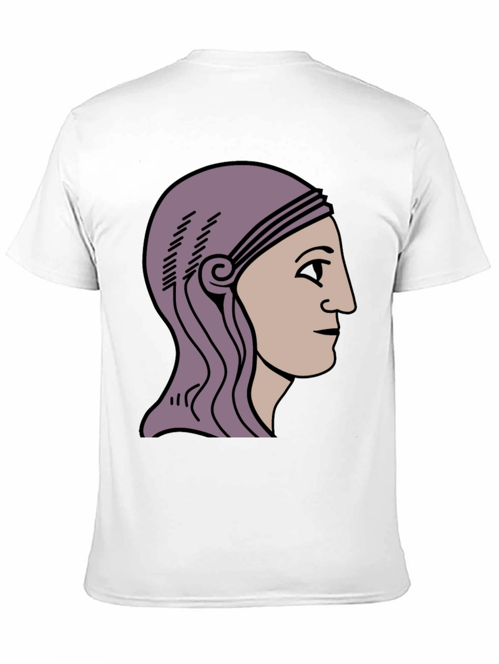 Ancient Roman Head T-Shirt - Black