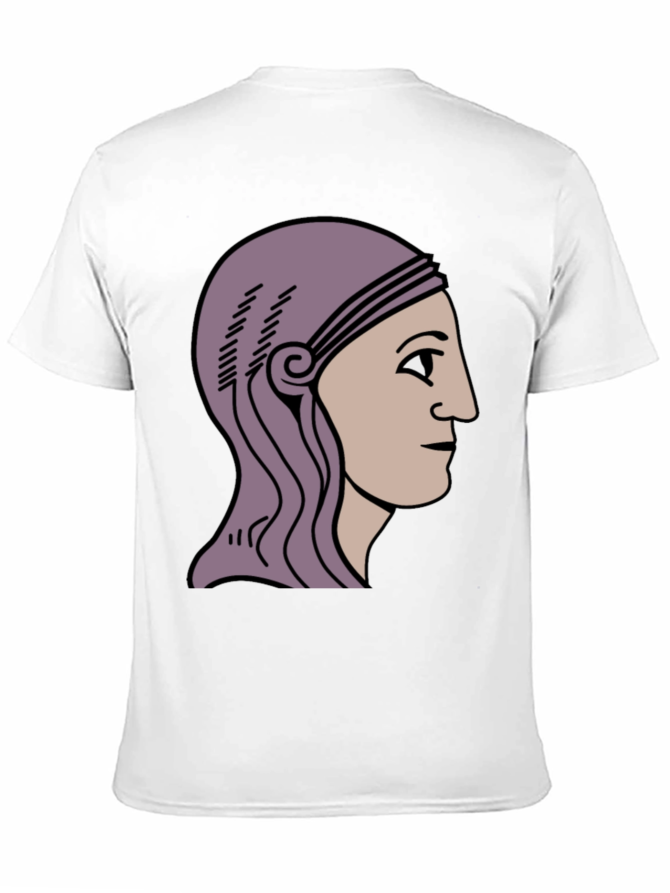 Ancient Roman Head T-Shirt - Black