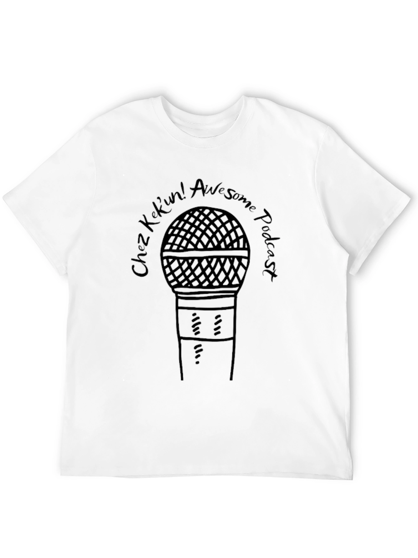 Chez Kekin! Awesome Podcast Black T-Shirt