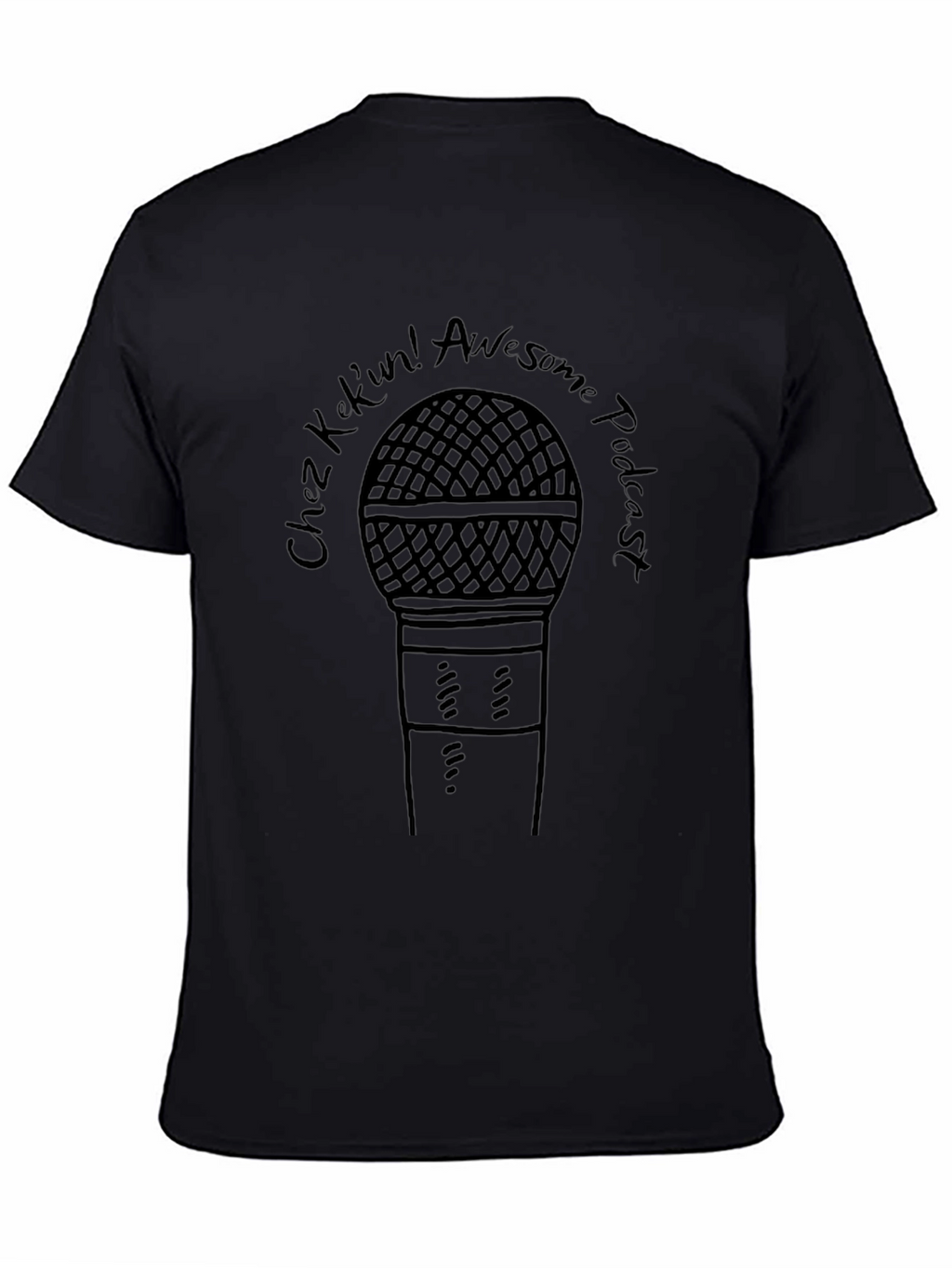 Chez Kekin! Awesome Podcast Black T-Shirt