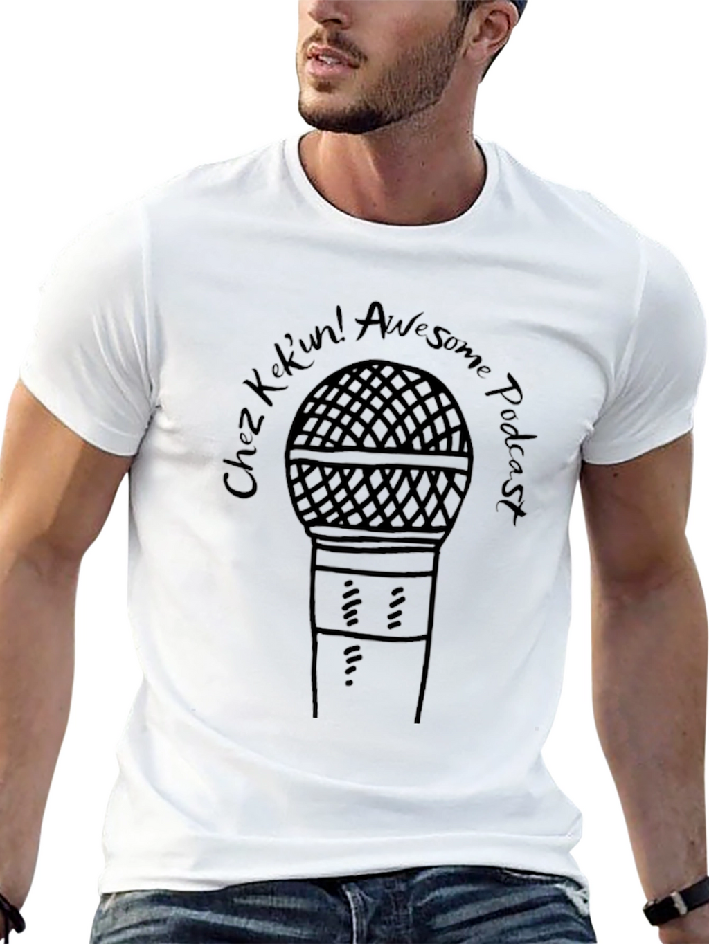 Chez Kekin! Awesome Podcast Black T-Shirt