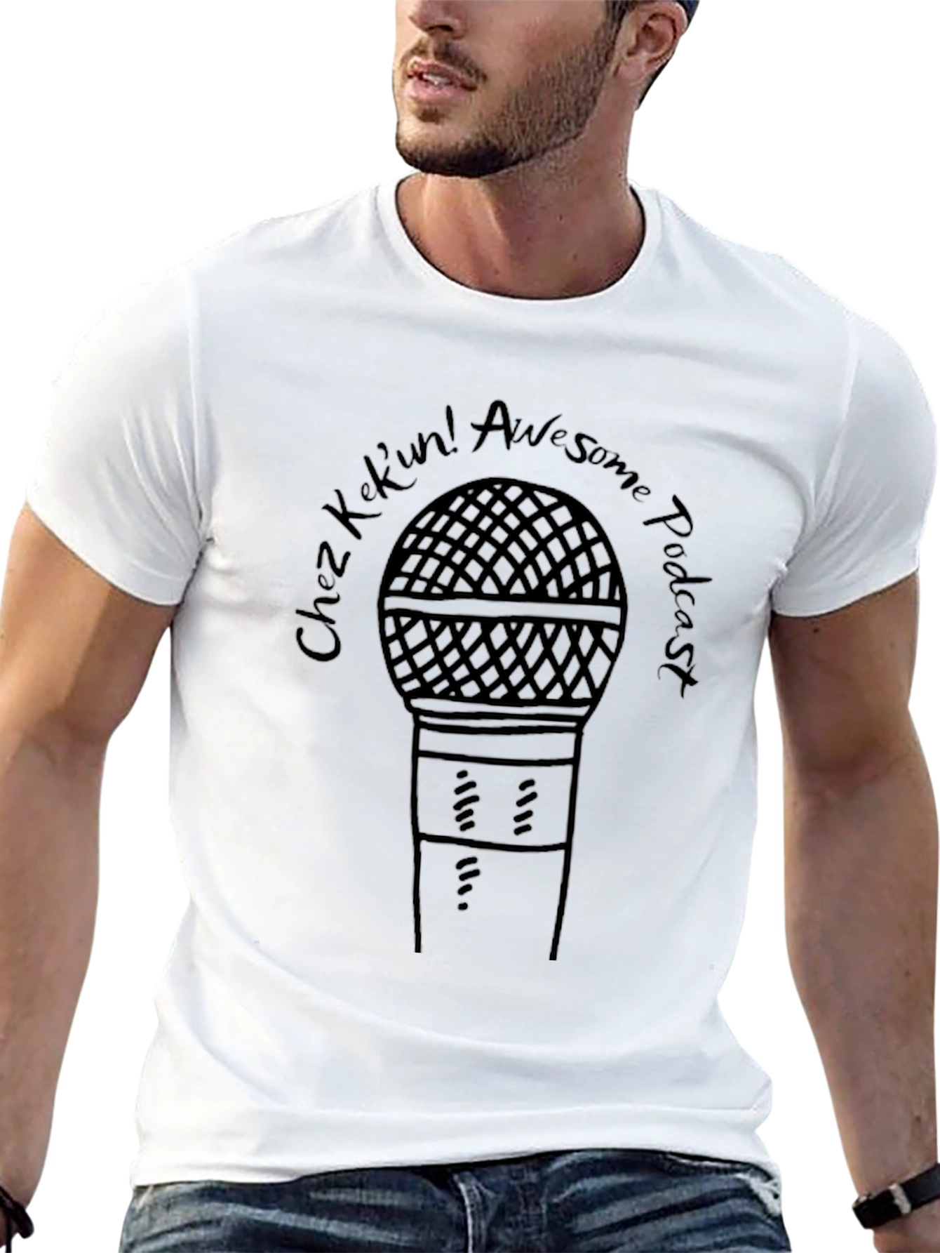 Chez Kekin! Awesome Podcast Black T-Shirt