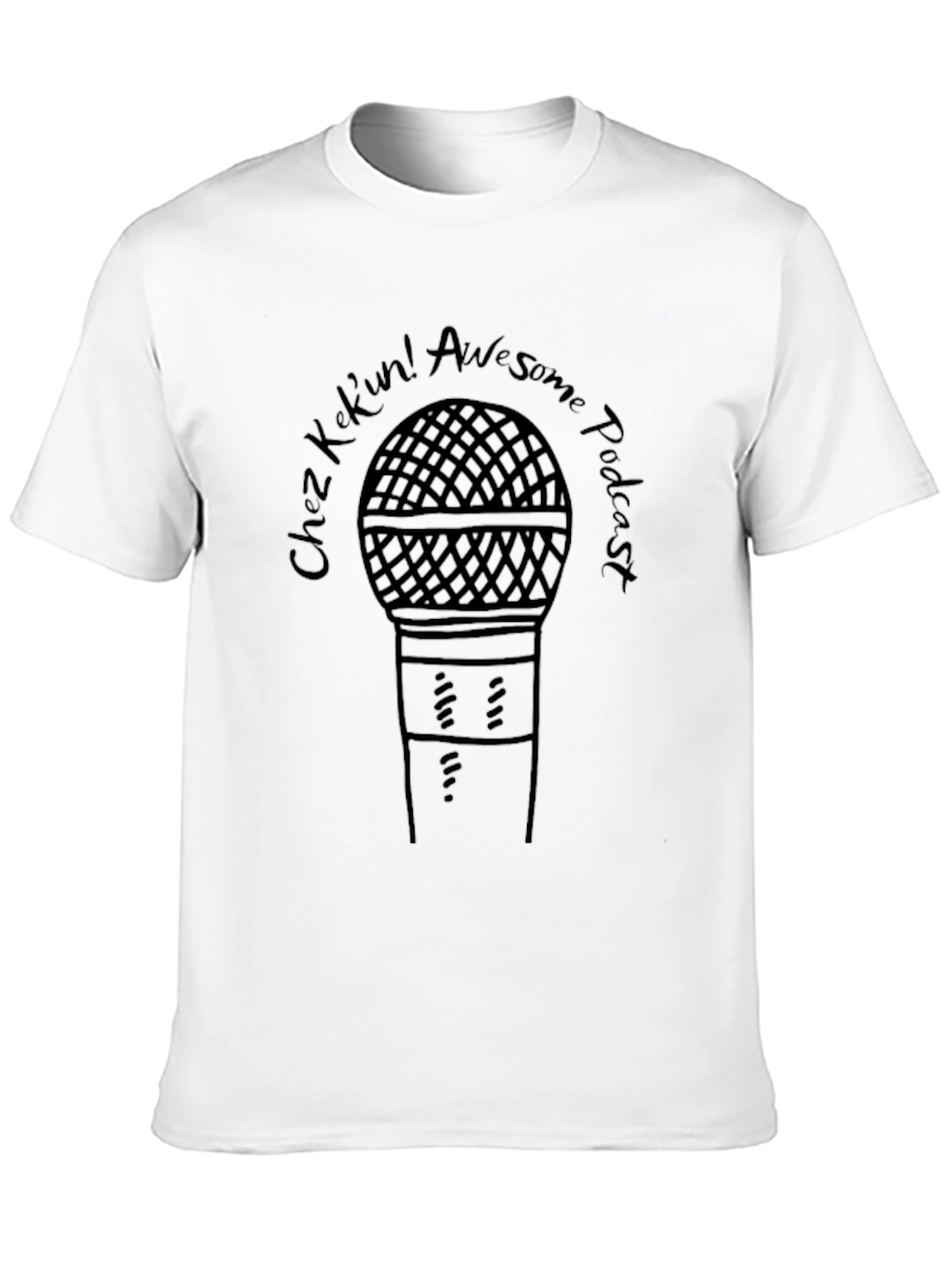 Chez Kekin! Awesome Podcast Black T-Shirt