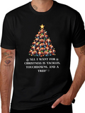 Football Christmas Tree T-Shirt
