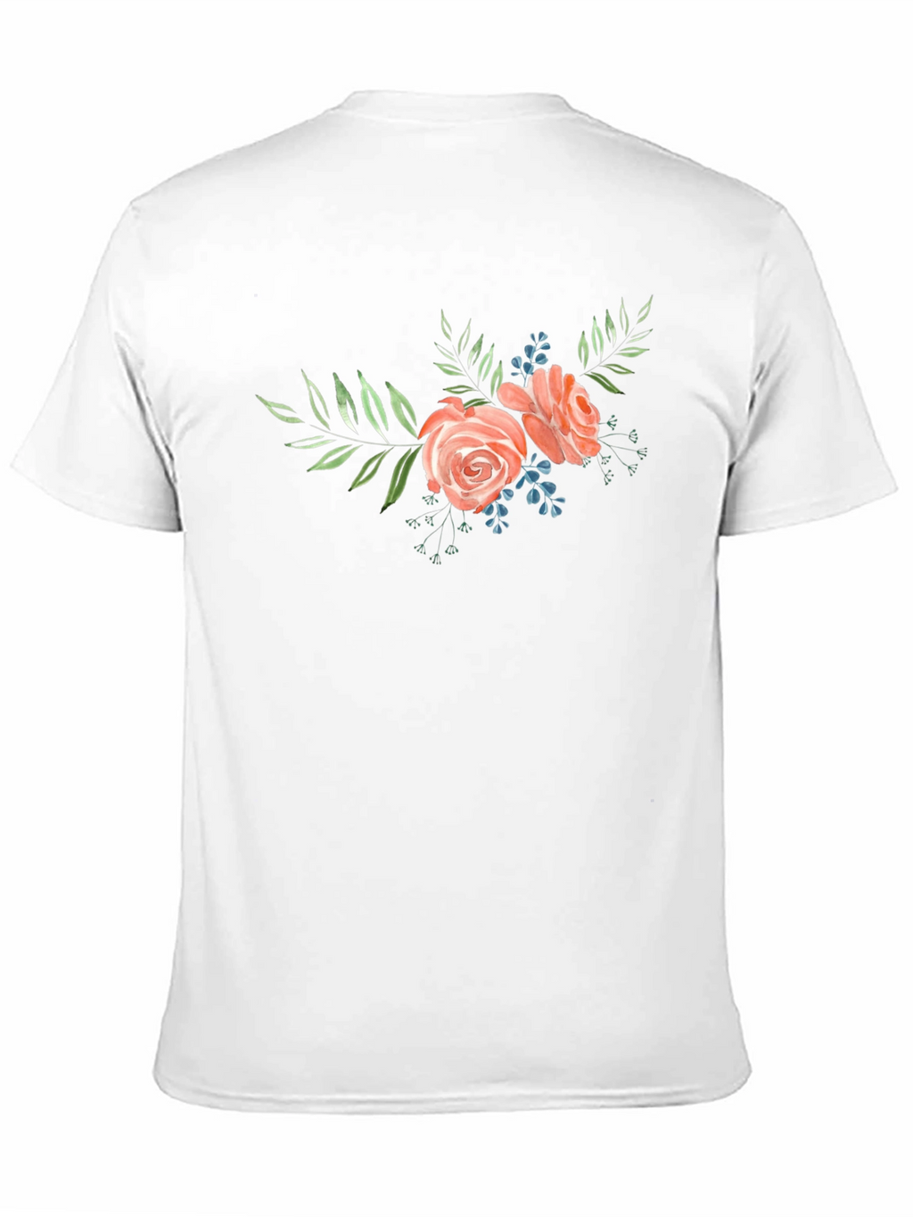 Floral Rose Graphic Tee - Stylish Comfort