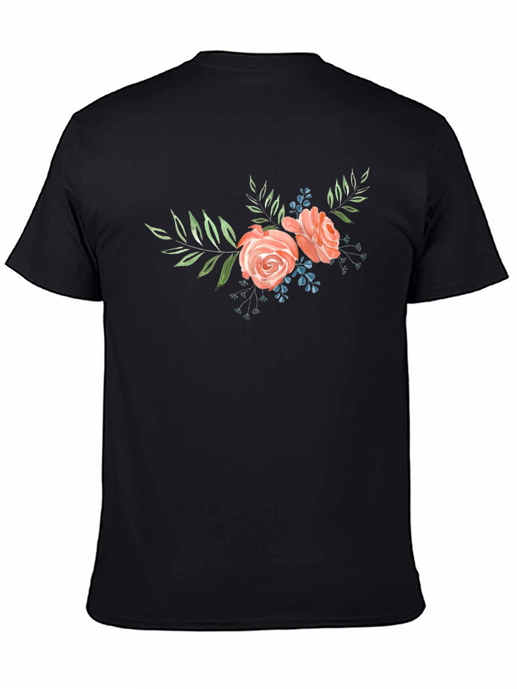 Floral Rose Graphic Tee - Stylish Comfort