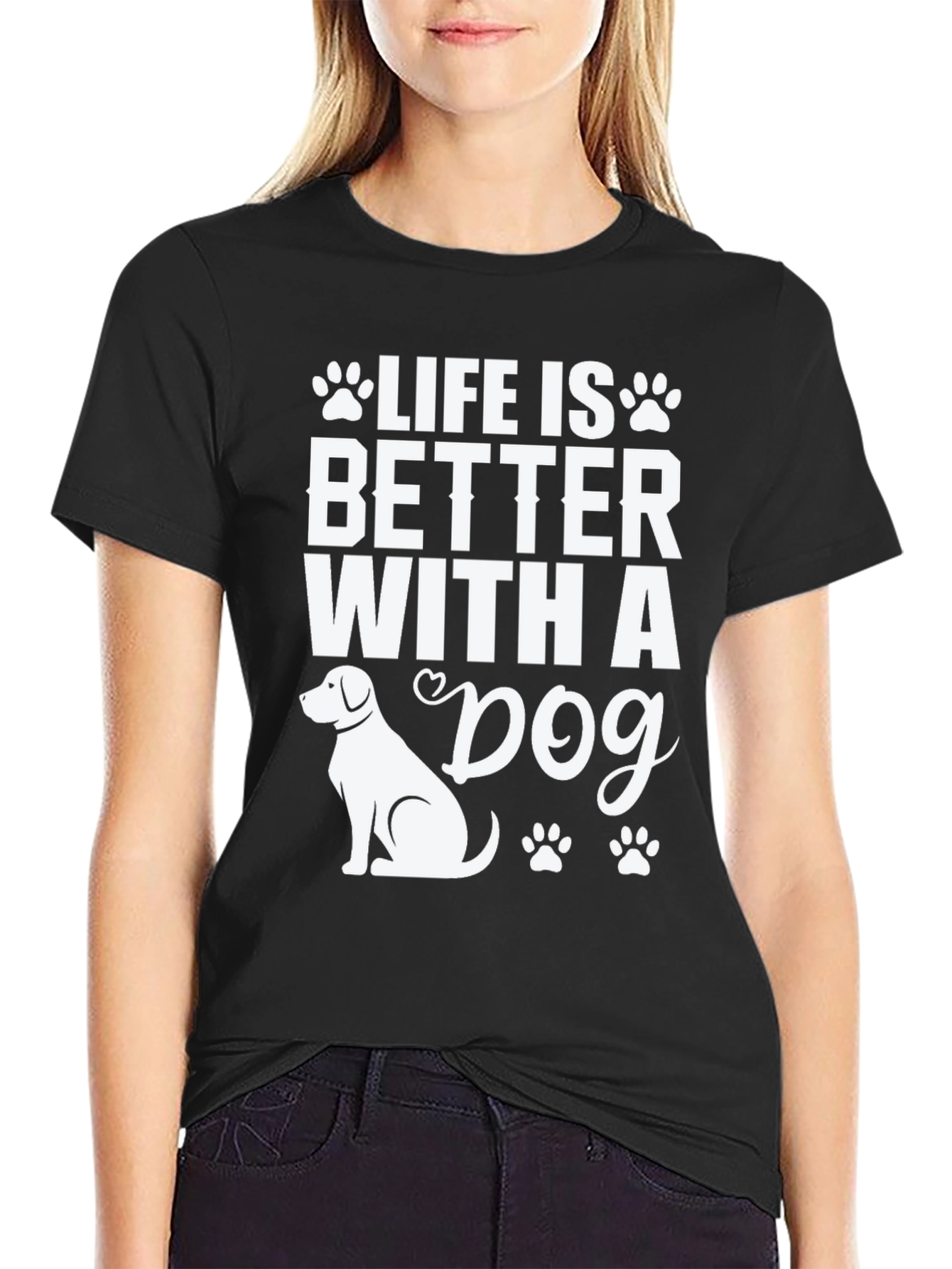Life is Better with a Dog Graphic Tee