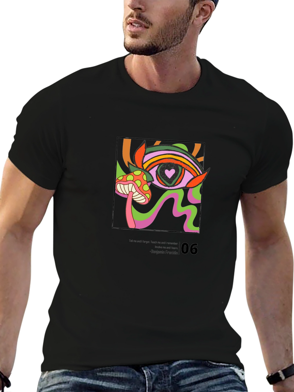 Psychedelic Eye Graphic T-Shirt