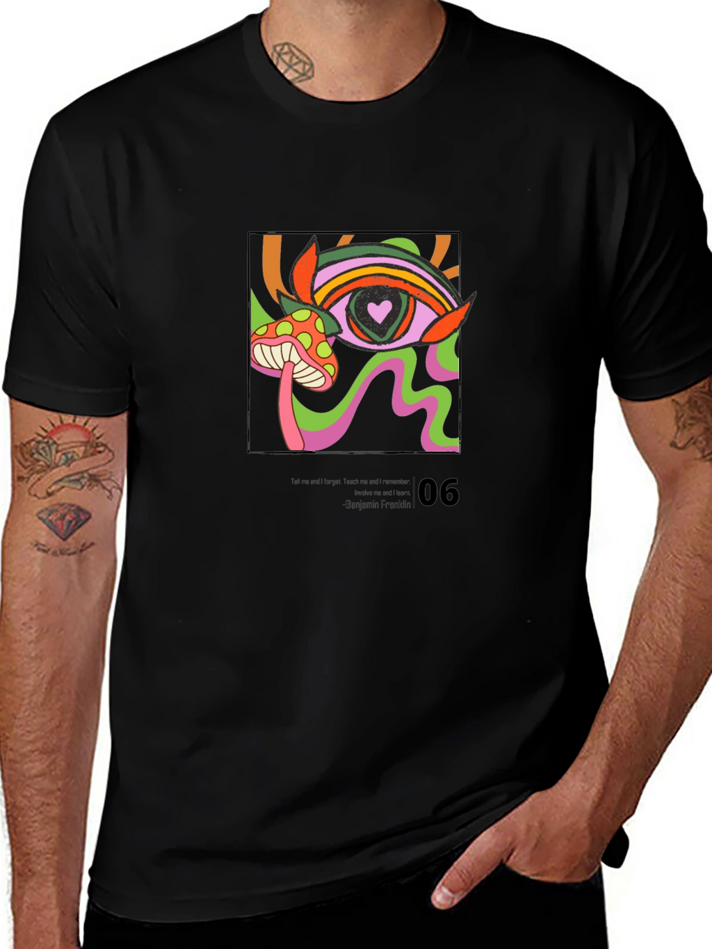 Psychedelic Eye Graphic T-Shirt