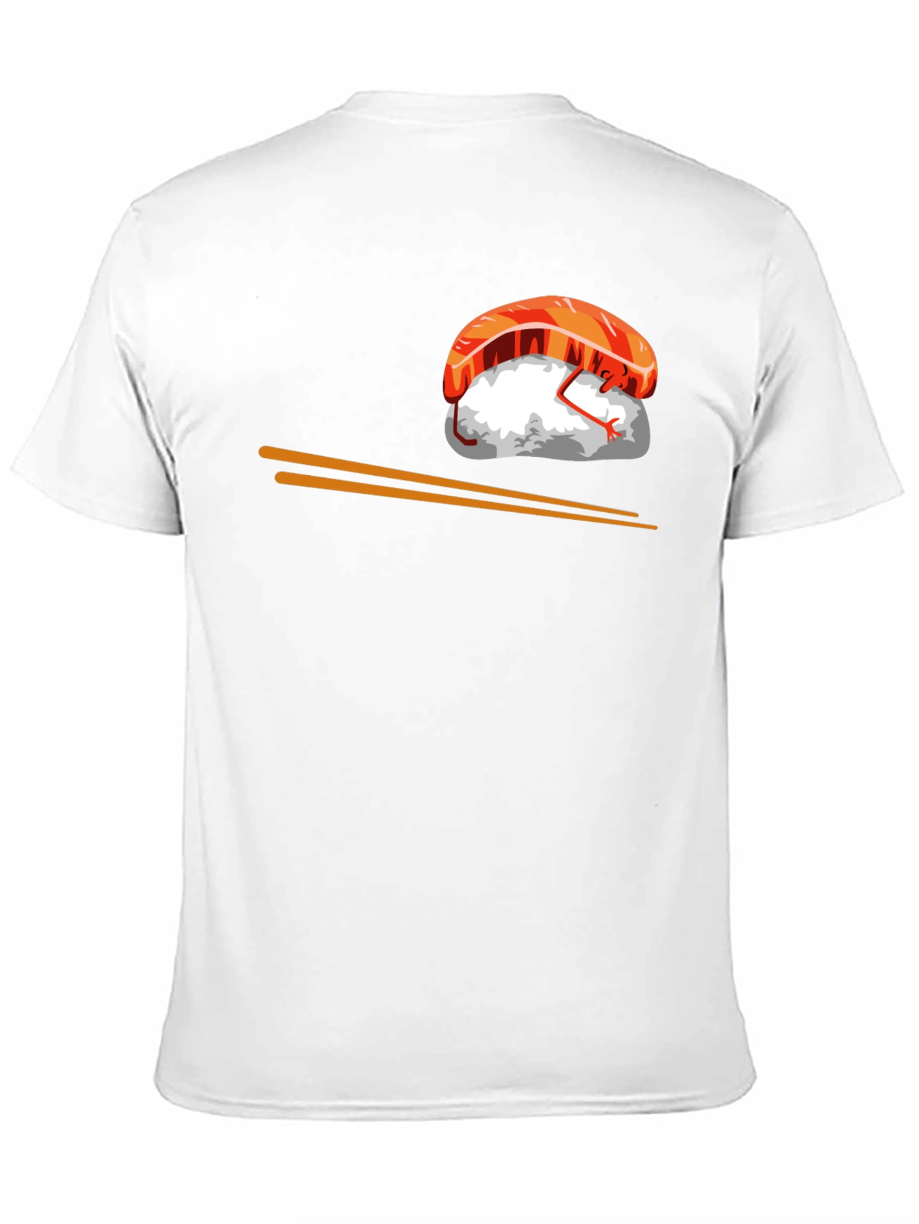 Sushi Graphic T-Shirt - Black Cotton Tee