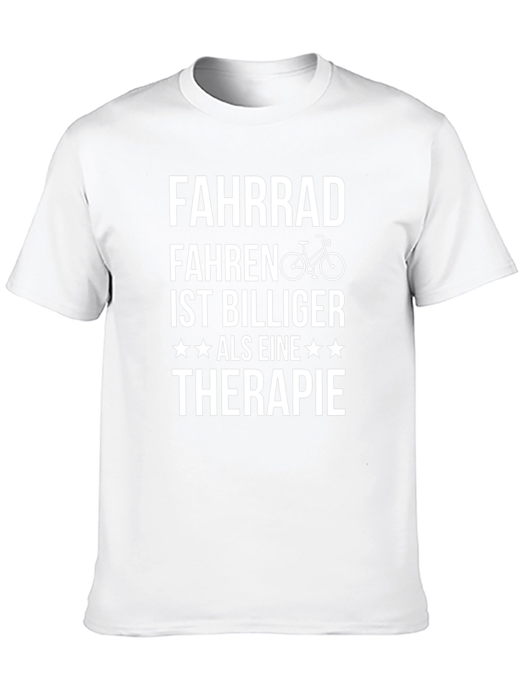 Fahrrad Fahren T-Shirt - Cycling Therapy
