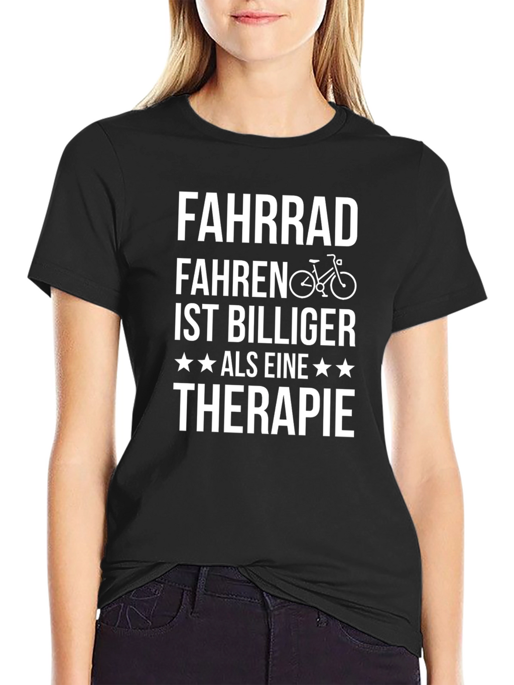Fahrrad Fahren T-Shirt - Cycling Therapy