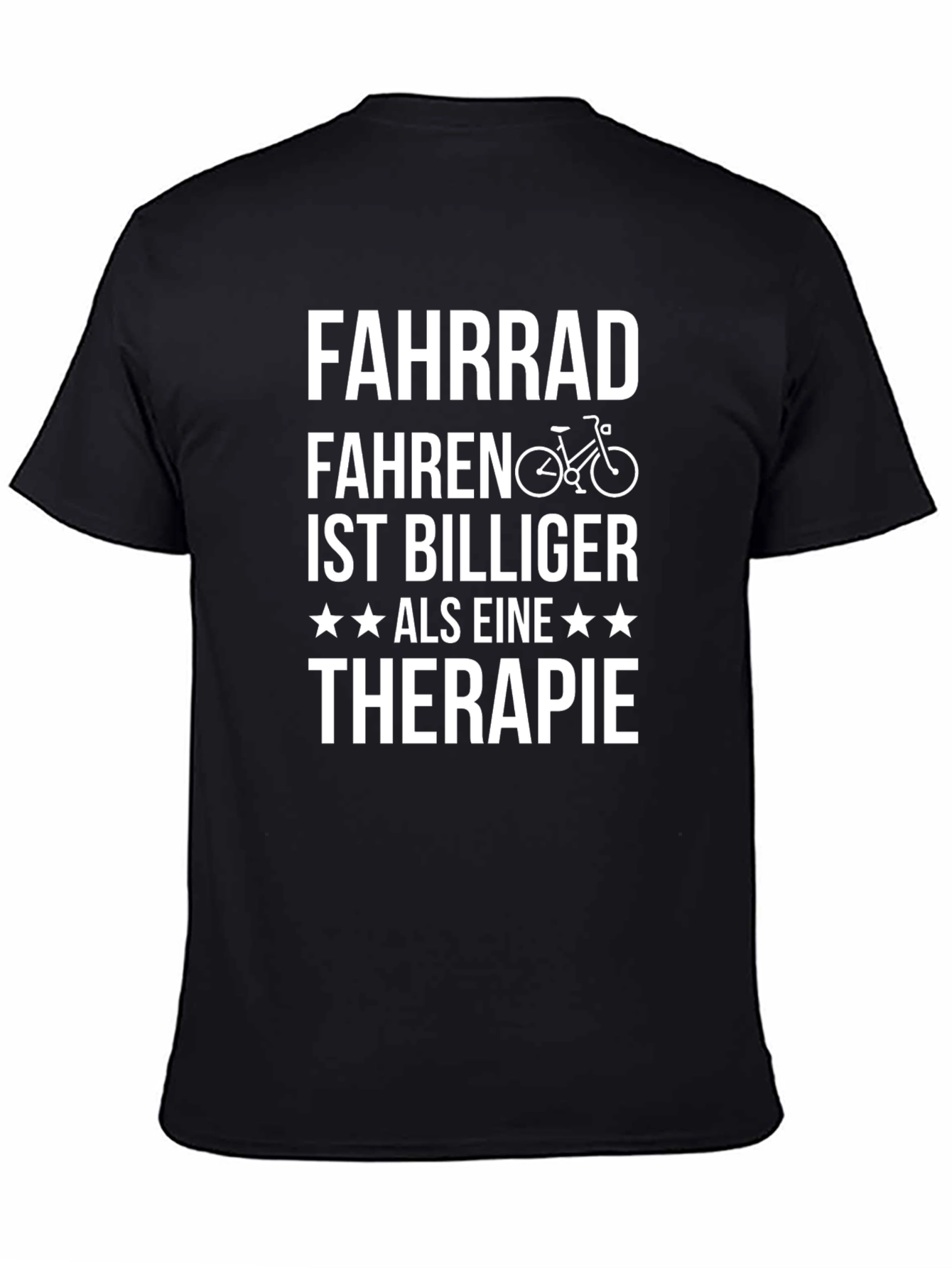 Fahrrad Fahren T-Shirt - Cycling Therapy