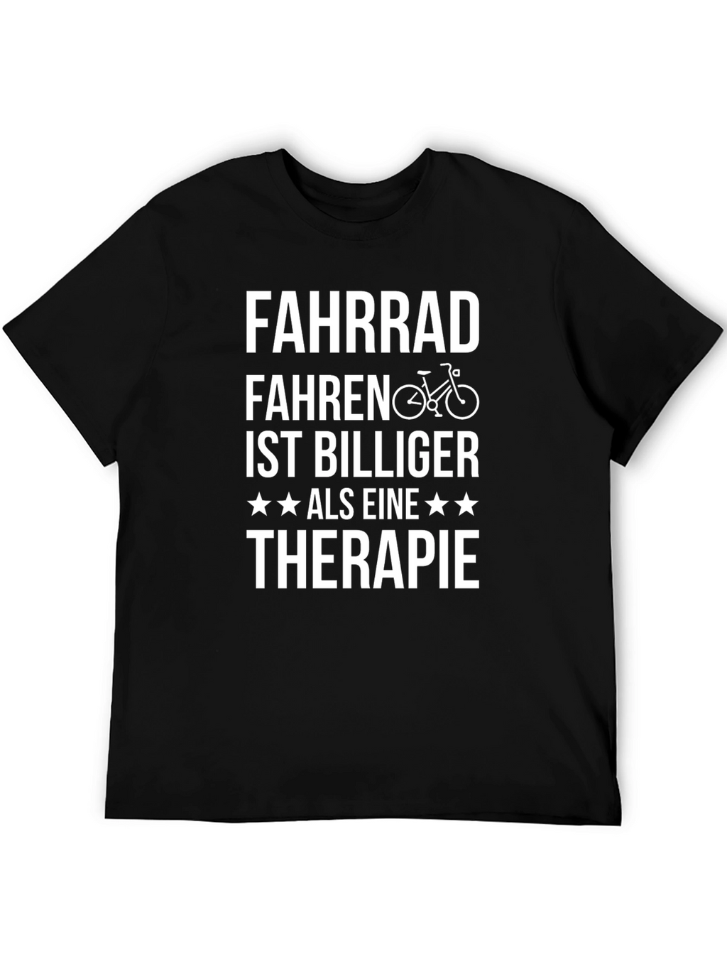 Fahrrad Fahren T-Shirt - Cycling Therapy