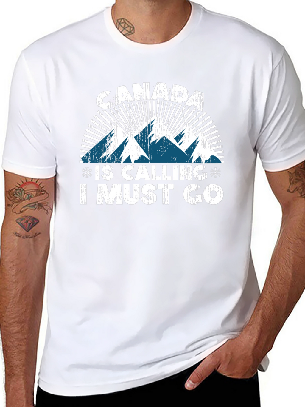 Canada is Calling T-Shirt | Mountain Graphic Tee
