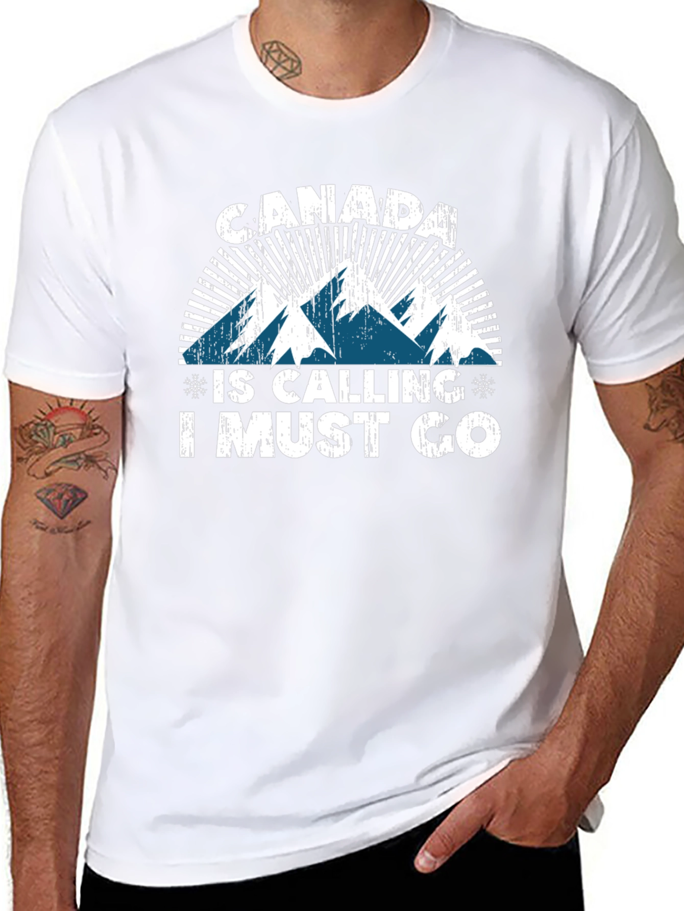 Canada is Calling T-Shirt | Mountain Graphic Tee