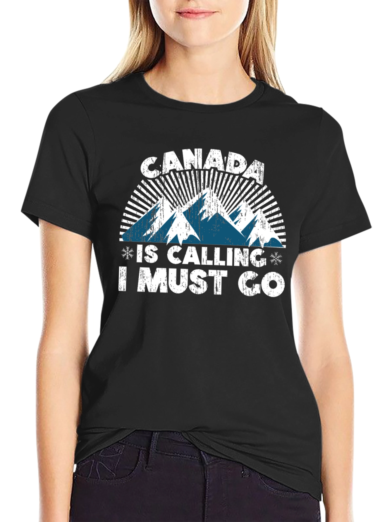 Canada is Calling T-Shirt | Mountain Graphic Tee